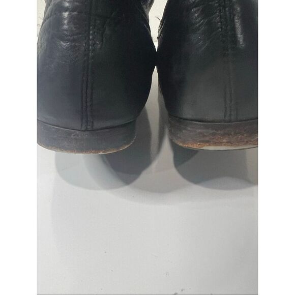 Frye Jillian Short Zip Leather Boots Black Sz 7 - Picture 8 of 12